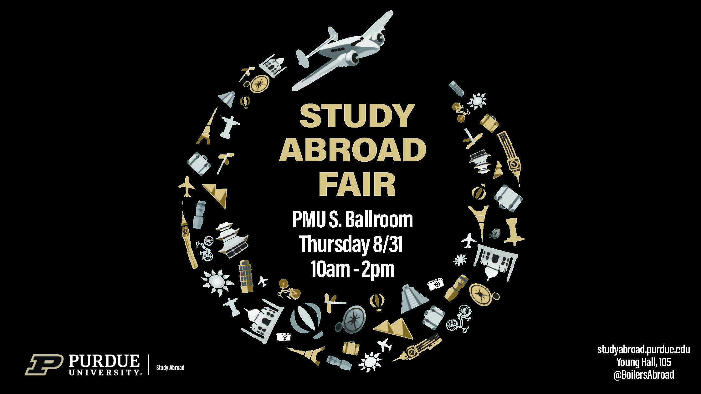 Study Abroad Fair 8/31 AAE Flight Plan Newsletter Purdue University